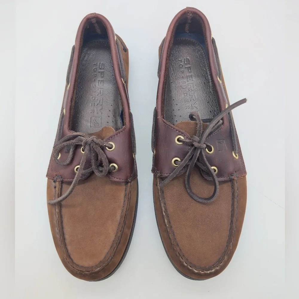 Sperry Authentic Original 2 Eye Sz 11 Men's Brown Boat Shoes